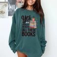 Yes I Really Do Need All These Books Coffee Comfort Colors Sweatshirt Chalky Mint Yes I Really Do Need All These Books Coffee Comfort Colors Sweatshirt Chalky Mint