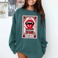 Yes Sir The Good-Girl The Good-Girl Tarot Card Smut Book Comfort Colors Sweatshirt Chalky Mint