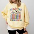 100 Days In The Books Reading Teacher 100th Day Of School Comfort Colors Sweatshirt Blue Spruce 100 Days In The Books Reading Teacher 100th Day Of School Comfort Colors Sweatshirt Blue Spruce