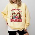 100 Days Smarter Shirt Cute Hedgehog Love Books School Tee Comfort Colors Sweatshirt Blue Spruce