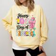 100th Day Of School Teacher Books 100 Days Of Preschool Girl Comfort Colors Sweatshirt Blue Spruce