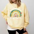 100th Day Of School Teachers Students Women Floral Books Comfort Colors Sweatshirt Blue Spruce 100th Day Of School Teachers Students Women Floral Books Comfort Colors Sweatshirt Blue Spruce