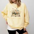 1955 Chapter Seventy 70th Birthday Wildflower Book 70 Yr Old Comfort Colors Sweatshirt Blue Spruce 1955 Chapter Seventy 70th Birthday Wildflower Book 70 Yr Old Comfort Colors Sweatshirt Blue Spruce