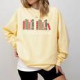 6 7 If You Know You Know Book Lover Six Seven Meme Comfort Colors Sweatshirt Blue Spruce