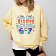 67 Meme Reading How Many Nights Should Read Book Six Seven Comfort Colors Sweatshirt Blue Spruce