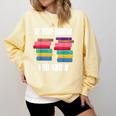 67 Reading Books 6 7 If You Know Six Seven Comfort Colors Sweatshirt Blue Spruce