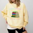 Abibliophobia Bibliophilia Abibliophobia Book Lovers Comfort Colors Sweatshirt Blue Spruce