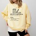 Abibliophobia The Fear Of Running Out Of Books Comfort Colors Sweatshirt Blue Spruce Abibliophobia The Fear Of Running Out Of Books Comfort Colors Sweatshirt Blue Spruce