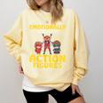 Action Figure Collector Comic Books Comfort Colors Sweatshirt Blue Spruce
