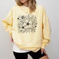 Adult Coloring Book Style Flowers And Ladybug Self Coloring Comfort Colors Sweatshirt Blue Spruce Adult Coloring Book Style Flowers And Ladybug Self Coloring Comfort Colors Sweatshirt Blue Spruce