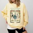 Alcott Little Women Characters Literature Book Illustration Comfort Colors Sweatshirt Blue Spruce Alcott Little Women Characters Literature Book Illustration Comfort Colors Sweatshirt Blue Spruce