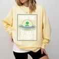 Alien Quote Take Me To Your Readers Sci-Fi Ufo Book Lover Comfort Colors Sweatshirt Blue Spruce Alien Quote Take Me To Your Readers Sci-Fi Ufo Book Lover Comfort Colors Sweatshirt Blue Spruce