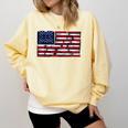 America US Flag Books Library Reading For Book Lover Reader Comfort Colors Sweatshirt Blue Spruce