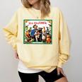 Animal Doctor & Communicator Dr Dolittle Children's Book Cover Comfort Colors Sweatshirt Blue Spruce