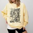 Apocalypse St John Devours The Book 1498 DüRer Angels Comfort Colors Sweatshirt Blue Spruce