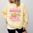 Author It's A Wonderful Day To Write A Book Comfort Colors Sweatshirt Blue Spruce Author It's A Wonderful Day To Write A Book Comfort Colors Sweatshirt Blue Spruce