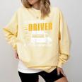 Awesome Bookmobile Driver What's Your Superpower Book Wagon Comfort Colors Sweatshirt Blue Spruce