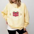 Ban The Fascists Save The Books Banned Books Free Speech Comfort Colors Sweatshirt Blue Spruce