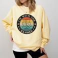 Im With The Banned Book Readers Retro Librarians Teachers Comfort Colors Sweatshirt Blue Spruce