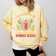 Banned Books Week Read Banned Books Comfort Colors Sweatshirt Blue Spruce