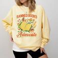 Banned Books Week Read Banned Books Reader Comfort Colors Sweatshirt Blue Spruce