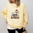 Banned Books Week Read Reading Book Lover Librarian Comfort Colors Sweatshirt Blue Spruce