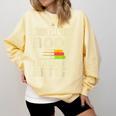 The Book Is Always Better Thriller Comfort Colors Sweatshirt Blue Spruce