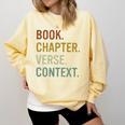Book Chapter Verse Christian Bible Reformed Theology Comfort Colors Sweatshirt Blue Spruce Book Chapter Verse Christian Bible Reformed Theology Comfort Colors Sweatshirt Blue Spruce