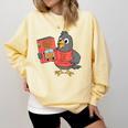 This Is My Book Character Costume- Pigeon Kids Reading Comfort Colors Sweatshirt Blue Spruce