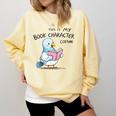This Is My Book Character Costume I Pigeon Reading Tee Comfort Colors Sweatshirt Blue Spruce This Is My Book Character Costume I Pigeon Reading Tee Comfort Colors Sweatshirt Blue Spruce