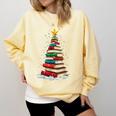 Book Christmas Tree Book Lover Teacher Librarian Comfort Colors Sweatshirt Blue Spruce Book Christmas Tree Book Lover Teacher Librarian Comfort Colors Sweatshirt Blue Spruce