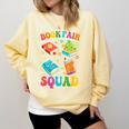 Book Fair Squad Comfort Colors Sweatshirt Blue Spruce