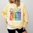 Book Flower Radicalized By Basic Decency Feminist Lgbt Comfort Colors Sweatshirt Blue Spruce Book Flower Radicalized By Basic Decency Feminist Lgbt Comfort Colors Sweatshirt Blue Spruce