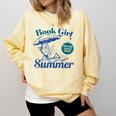 Book Girl Summer Bookish Beach Comfort Colors Sweatshirt Blue Spruce Book Girl Summer Bookish Beach Comfort Colors Sweatshirt Blue Spruce