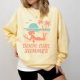 Book Girl Summer Book Reading Retro Sunset Comfort Colors Sweatshirt Blue Spruce Book Girl Summer Book Reading Retro Sunset Comfort Colors Sweatshirt Blue Spruce