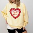 Book Lover Comfort Colors Sweatshirt Blue Spruce