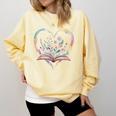 Book Lover Heart Shaped Reading Art Bookworm Comfort Colors Sweatshirt Blue Spruce Book Lover Heart Shaped Reading Art Bookworm Comfort Colors Sweatshirt Blue Spruce
