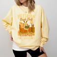 Book Lover Moth Mothman Book Club Reading Into Shadows Comfort Colors Sweatshirt Blue Spruce