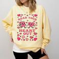 Book Lover Read Your Heart Out Teacher Valentines Comfort Colors Sweatshirt Blue Spruce Book Lover Read Your Heart Out Teacher Valentines Comfort Colors Sweatshirt Blue Spruce