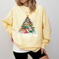 All Booked For Christmas Book Christmas Tree Lights Xmas Comfort Colors Sweatshirt Blue Spruce All Booked For Christmas Book Christmas Tree Lights Xmas Comfort Colors Sweatshirt Blue Spruce