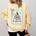 All Booked For Christmas Book Xmas Tree Coquette Bow Lights Comfort Colors Sweatshirt Blue Spruce All Booked For Christmas Book Xmas Tree Coquette Bow Lights Comfort Colors Sweatshirt Blue Spruce