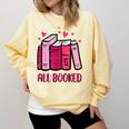 All Booked Read Book Reading Librarian Men Women Kids Comfort Colors Sweatshirt Blue Spruce All Booked Read Book Reading Librarian Men Women Kids Comfort Colors Sweatshirt Blue Spruce