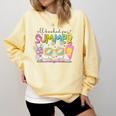 All Booked For Summer Reading Beach Floral Bookish Book Girl Comfort Colors Sweatshirt Blue Spruce All Booked For Summer Reading Beach Floral Bookish Book Girl Comfort Colors Sweatshirt Blue Spruce