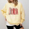 All Booked For Valentines Romantic Books Comfort Colors Sweatshirt Blue Spruce