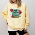 Books Are Better Than People Bookworm Librarian Reader Comfort Colors Sweatshirt Blue Spruce Books Are Better Than People Bookworm Librarian Reader Comfort Colors Sweatshirt Blue Spruce
