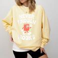 Books Or Book Reading Retro Comfort Colors Sweatshirt Blue Spruce Books Or Book Reading Retro Comfort Colors Sweatshirt Blue Spruce