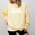 Books Coffee Coloring Comfort Colors Sweatshirt Blue Spruce Books Coffee Coloring Comfort Colors Sweatshirt Blue Spruce