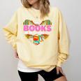 Books Are My Love Language Valentine's Day Reading Lover Comfort Colors Sweatshirt Blue Spruce Books Are My Love Language Valentine's Day Reading Lover Comfort Colors Sweatshirt Blue Spruce