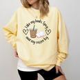 I Like My Books Spicy And My Coffee Icy Books Booktok Comfort Colors Sweatshirt Blue Spruce I Like My Books Spicy And My Coffee Icy Books Booktok Comfort Colors Sweatshirt Blue Spruce