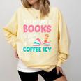 I Like My Books Spicy Coffee ICY Comfort Colors Sweatshirt Blue Spruce I Like My Books Spicy Coffee ICY Comfort Colors Sweatshirt Blue Spruce